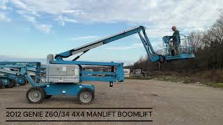 2012 GENIE Z6034 4X4 MANLIFT BOOMLIFT [upl. by Andel]