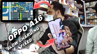 Oppo a16 slow charging solution  oppo a16 dp dm lines short amanmobile [upl. by Sgninnej]