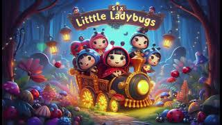 quotSix Little Ladybugs 🐞🌼  Fun Kids Song  Count and Dance with the Ladybugsquot Song Kids with lyrics [upl. by Devaj521]