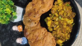 Sooji Aloo ki Puri  Rava Puri  Aloo puri  Breakfast Recipe cooking recipe foryou viralvideo [upl. by Josey]