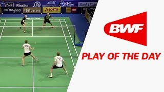 Play Of The Day  SF  Bitburger Badminton Open 2017 [upl. by Stouffer]