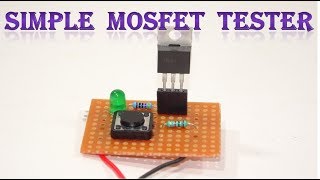 How to make mosfet tester [upl. by Analah]