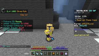 getting 1 mining xp  hypixel skyblock [upl. by Neicul]