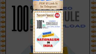 Nationalisms in India class 10 social science handwritten notes shorts ytshorts [upl. by Anohr718]