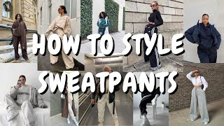 STYLING SWEATPANTS  Winter 2023 [upl. by Nodgnal900]