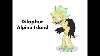 Alpine Island  Dilophur Drawn by Sebass 87 and Ft Calypso [upl. by Anwahsal]