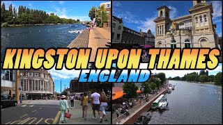 KINGSTON UPON THAMES  London 4k [upl. by Eigla]