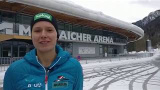 Vanessa Herzog freut sich auf die EisschnelllaufWM in Inzell [upl. by Oloap]