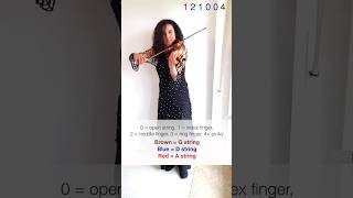 Adeste Fideles aka O Come All Ye Faithful 🎻 Violin amp Viola Tutorial With Color Coded Strings 🔵🔴 [upl. by Ierna]