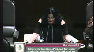 Dip Karen Quiroga PRD  Sistema Nacional Anticorrupción Reservas [upl. by Sarette]