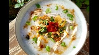 How to make Vietnamese Chicken Rice Porridge  Chao Ga [upl. by Yecniuq]