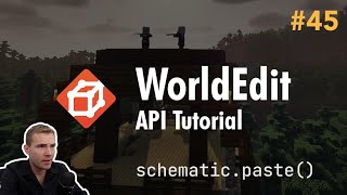 Ep45 WorldEdit Schematic  Minecraft Plugin Development [upl. by Ivan]