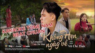 KARAOKE  KHÔNG HẸN NGÀY VỀ  CHÍ THỨC Ft NHỰT 2NT  Em Ơi Có Hẹn Ngày Về [upl. by Annawad]