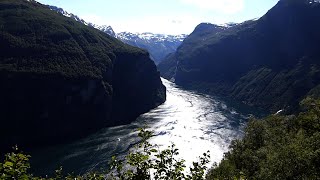 Kajak Trip through Geiranger Fjorden Norway [upl. by Chaunce196]