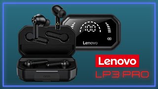 Lenovo LP3 PRO TWS Bluetooth 50 Fone De Ouvido Com Carregamento Reverso de 1200 mAh Unboxing Shopee [upl. by Rogerson]