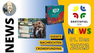 Brettspiel News der Brettspielbox 01 Dezember 2023 HD 1080p [upl. by Haeel]