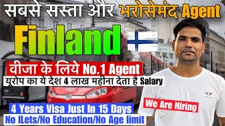 finland free work permit best agent for finland jobs in finland finlandworkvisa [upl. by Debbie683]