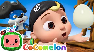 Humpty Dumpty Pirate Ship  NEW 🥚 CoComelon Animal Time  Animals for Kids [upl. by Jeannette]