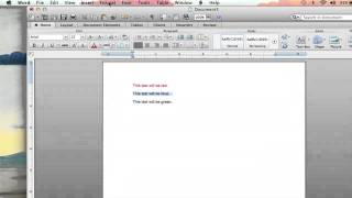 How to Create Multicolored Text in Microsoft Word  Microsoft Word Help [upl. by Florina79]