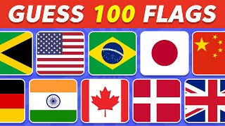 Guess the Flags  100 Flags Quiz [upl. by Neila584]