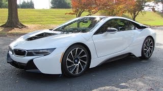 2014  2015 BMW i8 Start Up Test Drive and In Depth Review [upl. by Llenal]