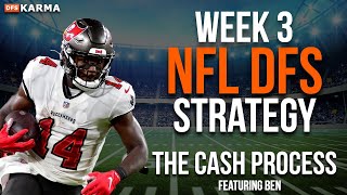 NFL DFS Picks for Week 3  First Look NFL DFS Lineup [upl. by Akerdnuhs677]