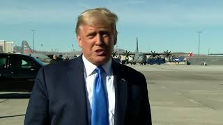 JUST IN President Trump gives UPDATE on COVID19 stimulus talks [upl. by Leiad]