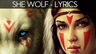 David Guetta  She Wolf LYRICS Video ft Sia video edit [upl. by Zedekiah]