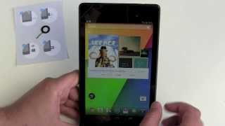 Google Nexus 7 LTE HD 2013 einrichten und erster Eindruck [upl. by Budding]