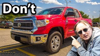 Why Not to Buy a Toyota Tundra [upl. by Yeniffit]