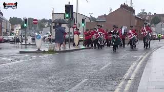 Lisburn Young Defenders Flute Band  Portadown Defenders Flute Band Parade 2023 [upl. by Noyar]