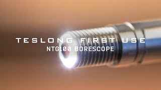 Teslong NTG100  H  P Borescope First Use Video Manual [upl. by Lleon]