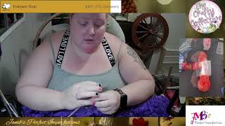 Video JambsPerfectImperfections 20241001 plying up some yarn and maybe doing some knitting 7 [upl. by Higgins]