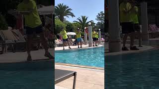 Mare e lumea Turkey June 2023 Tusan beach resort Club song [upl. by Arakihc654]