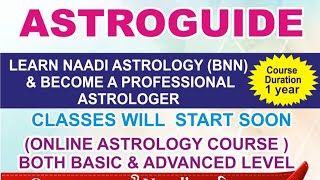 Naadi astrology course  BNNOnline course [upl. by Kamal]