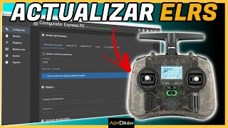 🔶Actualizar Modulo ELRS en RadioMaster POCKET 🔶 [upl. by Anihtyc]