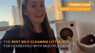 This Litter Box is a Game Changer For Cat Owners  Self Cleaning Cat Litter Box Review  INSTACHEW✨🐈 [upl. by Skurnik]