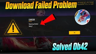 😥 Download Failed Retry Free Fire  Free Fire Loading Problem Today  Error Download Failed Retry [upl. by Ahsiadal101]