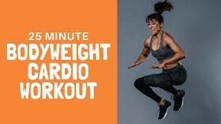 Bodyweight Cardio Workout  25 Minute Interval Cardio Training [upl. by Rairb]