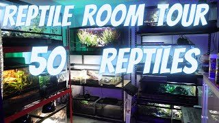 Reptile Room Tour 07212023 [upl. by Atinaej]