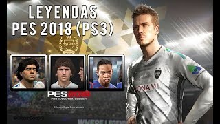 LEYENDAS EXPORTADAS BLUS amp BLES PES 18 PS3 MEGA [upl. by Aneda]