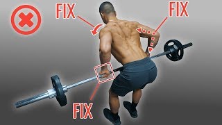 How To PROPERLY Barbell Row For A Bigger Back Stop Making These Mistakes [upl. by Eenahpets401]