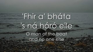 Fear a Bháta  LYRICS  Translation [upl. by Wamsley374]