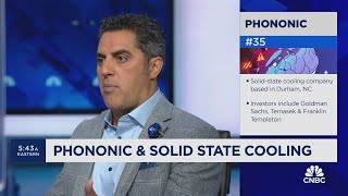 2024 CNBC Disruptor 50 Phononic CEO on using AI in cooling chip technology [upl. by Adnilg539]