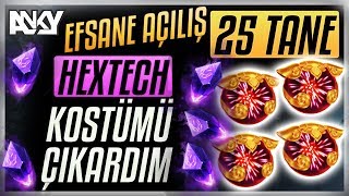 AY FESTİVALİ KÜRESİ AÇILIMI 25 TANE  HEXTECH KOSTÜMÜ ÇIKTI [upl. by Liz985]