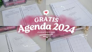 Agenda 2024 GRATIS para descargar e imprimir  Planner Digital  agenda2024 agenda 2024 [upl. by Munt853]