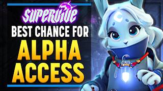 The BEST CHANCE at SUPERVIVE ALPHA ACCESS  Get a Key FAST [upl. by Lance]