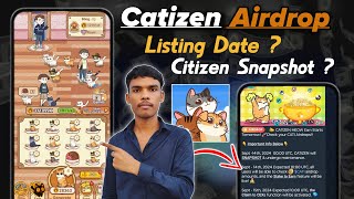 Catizen airdrop new update  Catizen snapshot amp listing date  Catizen Level Up  Catizen Withdraw [upl. by Verger140]