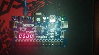 FSM 8 bit counter based on Basys 3 board [upl. by Mignonne140]