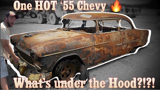 BURNT to a CRISP Will this Chevy Bel Air ever RUN Again You wont believe whats under the Hood [upl. by Amling]